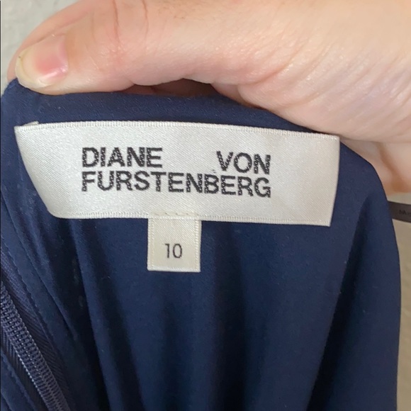 Diane Von Furstenberg Ainsley Blue Lace Dress - Picture 13 of 13